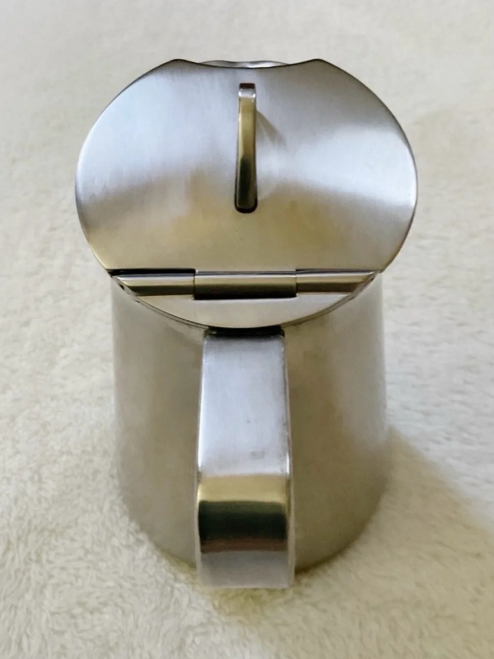 Vintage Alessi 4071 Creamer Pitcher 18/8 Stainless Steel Italy Modernist
